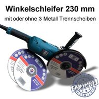 Winkelschleifer 230mm ohne / mit 3 Metall Trennscheiben zu mieten Nordrhein-Westfalen - Balve Vorschau