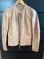 Stradivarius Lederjacke Jacke Creme Braun Gr S Bayern - Erding Vorschau