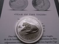 Silbermünze Australien Lunar II " Tiger " 2010 Saarland - Völklingen Vorschau