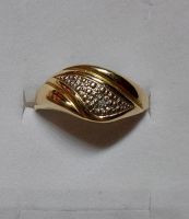 Ring, Damenring bicolor 585 gelb/weißgold  1,24g gr.58 Niedersachsen - Ostrhauderfehn Vorschau