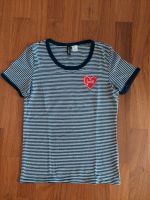 T-Shirt blau-weiß gestreift mit Herz von H & M, Größe S bzw. 164 Bayern - Kammlach Vorschau
