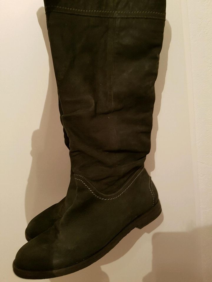 Stiefel Wildleder, schwarz, 38.... in Bochum