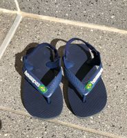 Havaianas Kinder 23 21 blau gelb Badelatschen Badeschuhe Flipflop Berlin - Köpenick Vorschau