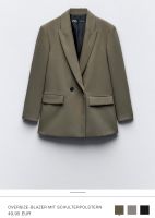 Zara Blazer Khaki grün Größe S Hessen - Eppertshausen Vorschau