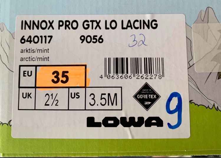 Lowa Innox Pro GTX LO Gr. 35 in Ühlingen-Birkendorf