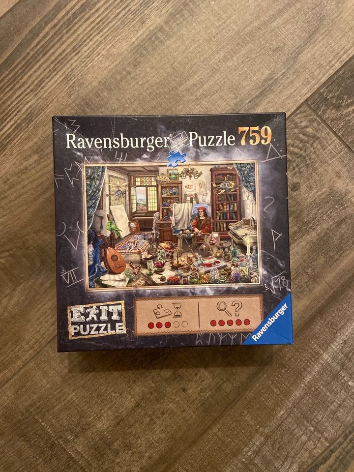 Ravensburger Exit Puzzle „Das Künstleratelier“ 759 Teile in Ostrhauderfehn