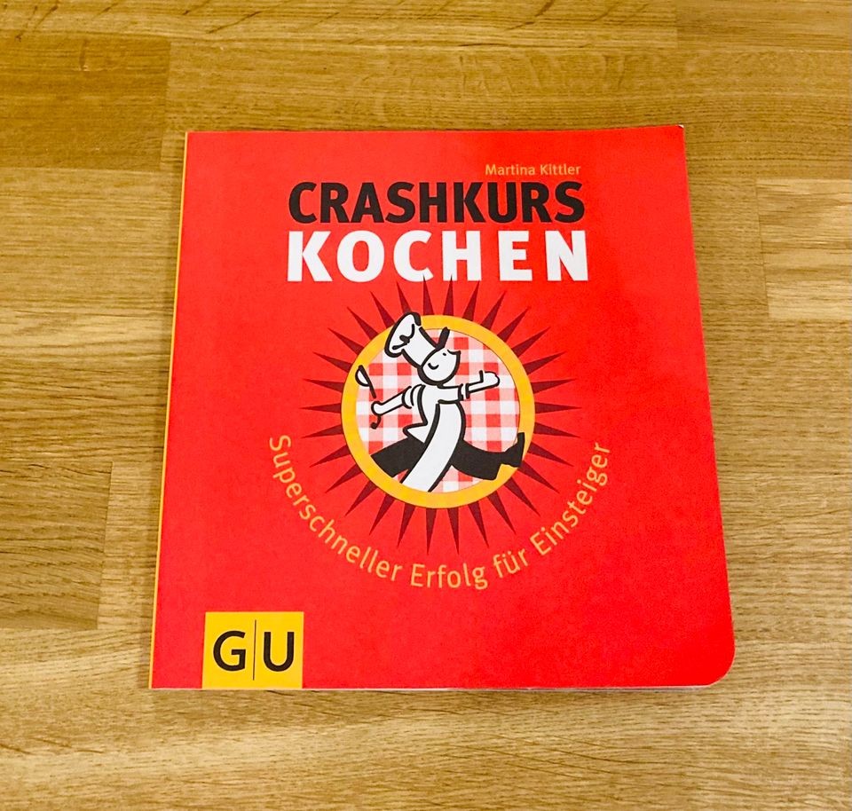 GU Kochbuch Paperback „Crashkurs Kochen“ für Einsteiger in München