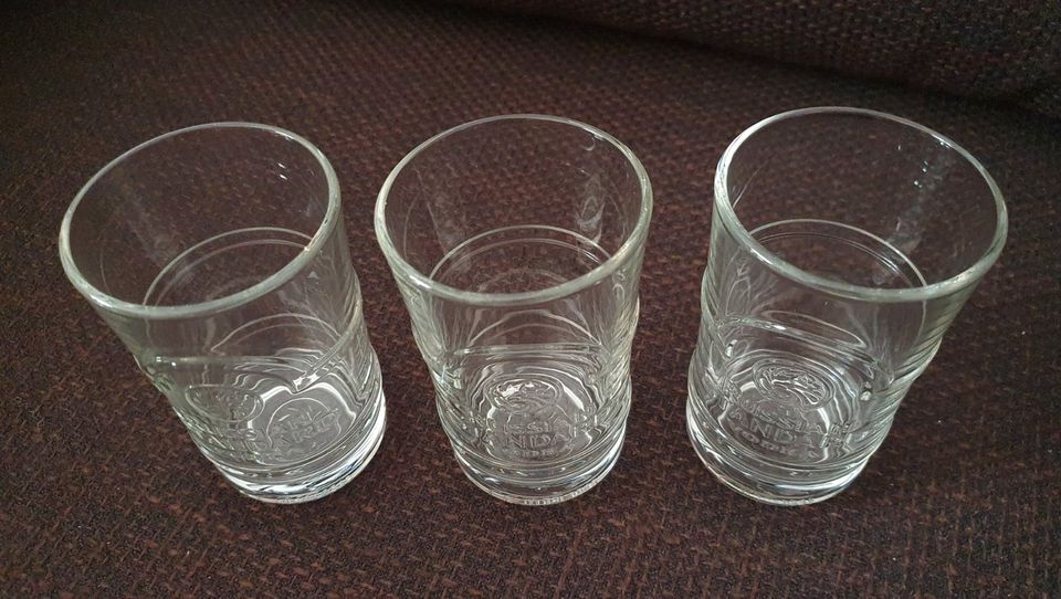 3x Russian Standard Glas Vodka Mixglas Longdrinkglas 11 cm NEU in Hildesheim