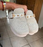 Ash Mules Sandale Strick Leder Gr.39 Neu mit Stoffbeutel Nordrhein-Westfalen - Haltern am See Vorschau