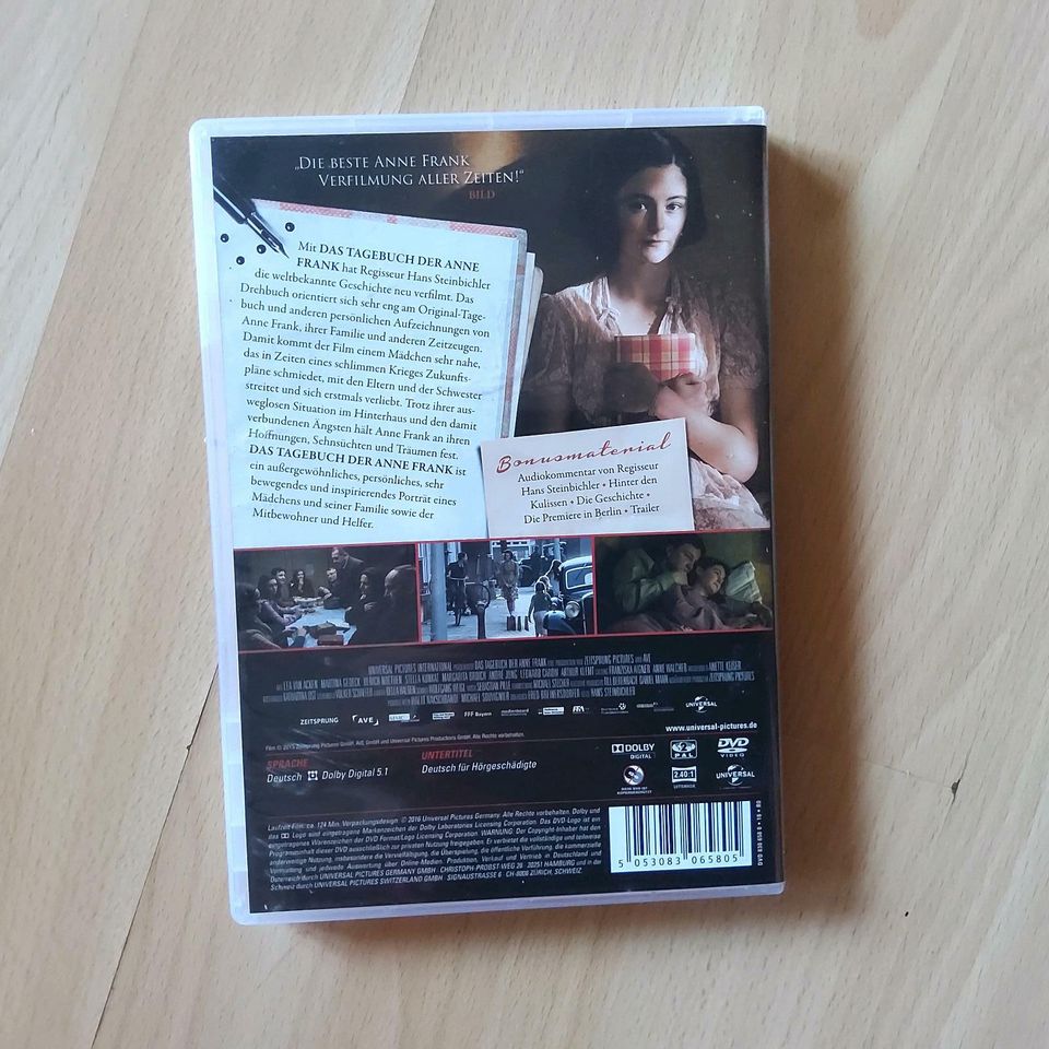 DVD zu "Das Tagebuch der Anne Frank" in Konstanz