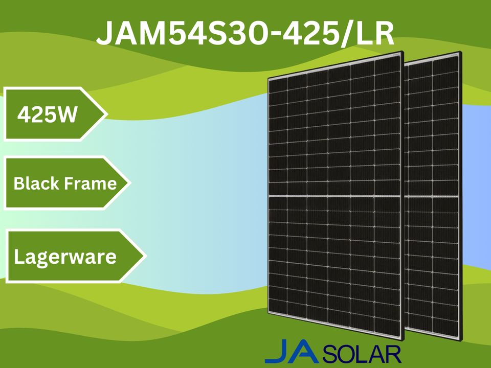 JA Solar JAM54S30-425/LR 425W Solarmodule Solarpanele PV-Module Photovoltaik Palette 36 Stück in Hilter am Teutoburger Wald