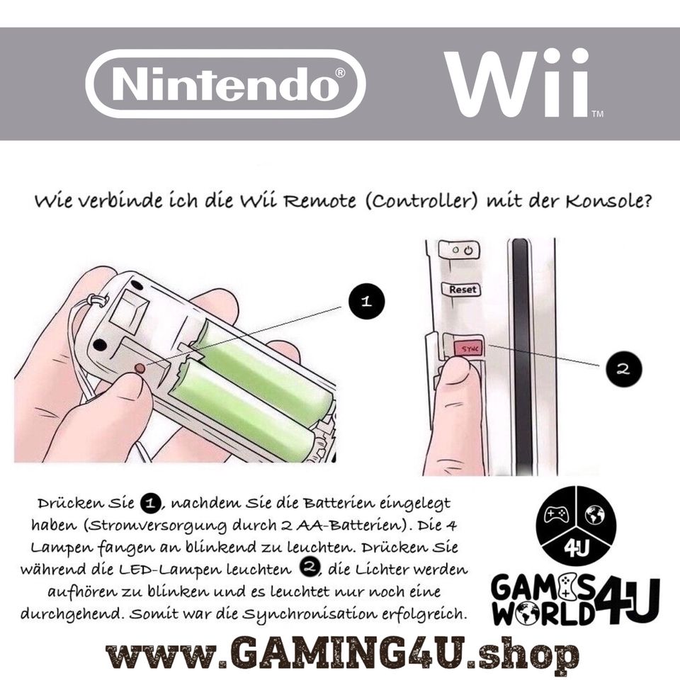 Nintendo Wii Konsole + Mario Kart mit Lenkrad & ORIGINAL Remote in Aulendorf