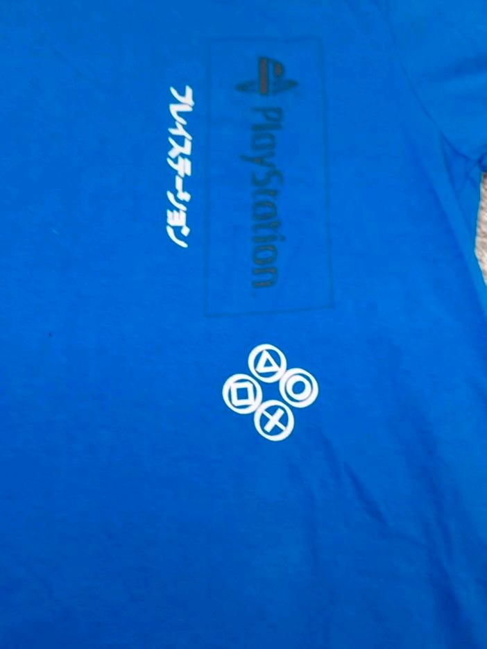 Jungen Playstation Tshirt Blau Grösse 146 in Bad Münstereifel