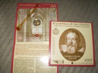 San Marino 2 € Gedenkmünze 2005 Galileo Galilei Sondermünze im Bl Baden-Württemberg - Langenau Vorschau