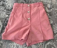 Kurze Hose Zara Pink Rosé hohe Taille Knopfleiste Sachsen - Bautzen Vorschau