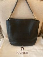 *** Original AIGNER Hobo Bag Modell ROMA Leder schwarz *** Hessen - Wiesbaden Vorschau