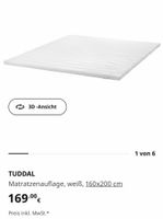 Ikea Tuddal Matratzenauflage Topper 160 Bayern - Sand a. Main Vorschau