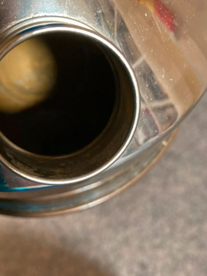 Teekessel Pfeiffkessel Wasserkessel mit Griff ca. 1,25l gebraucht in Dommitzsch