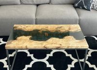 Epoxidharz Tisch Couchtisch rivertable neu Maserpappel Epoxy Dithmarschen - Buesum Vorschau