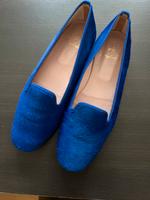 Pretty Loafer Ballerina Königsblau Leder Thüringen - Zeulenroda-Triebes Vorschau