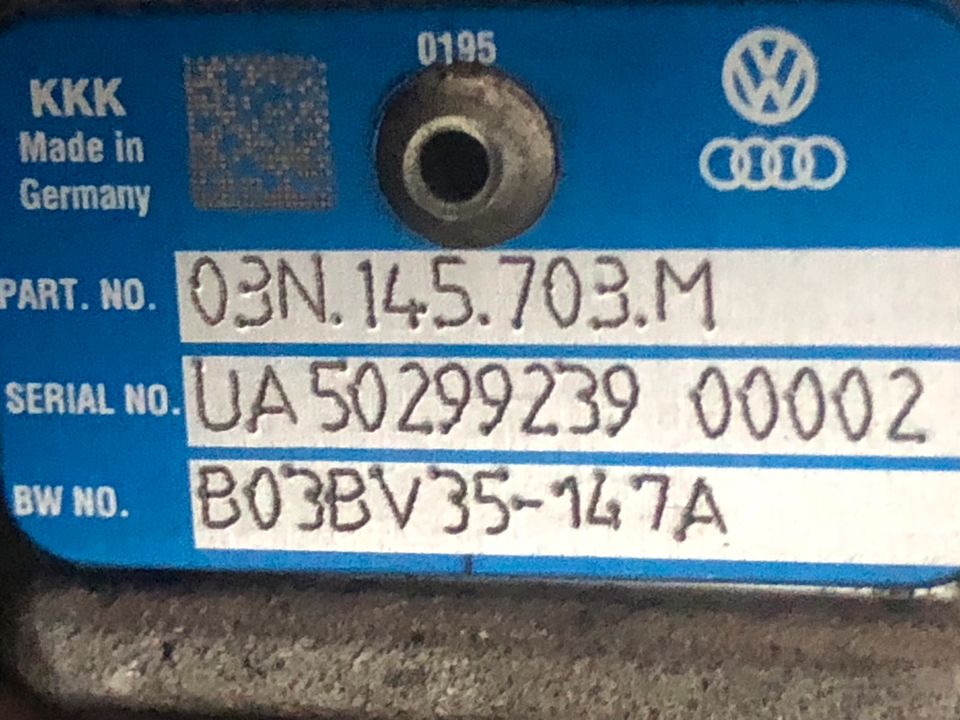 TURBOLADER TURBO VW T6 MULTIVAN  03N145703M 2.0 BiTDI TDI in Menden