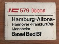 DB Wagenlaufschild IC 579/IC 670, Metall, guter Zustand,25x18,5cm Bayern - Neunkirchen a. Brand Vorschau