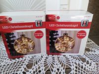 2 x LED   Christbaumkugel Durchmesser Ca.12 cm Nordrhein-Westfalen - Wetter (Ruhr) Vorschau