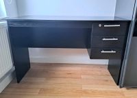 Schreibtisch schwarz mit 3 Schubladen Nordrhein-Westfalen - Herford Vorschau