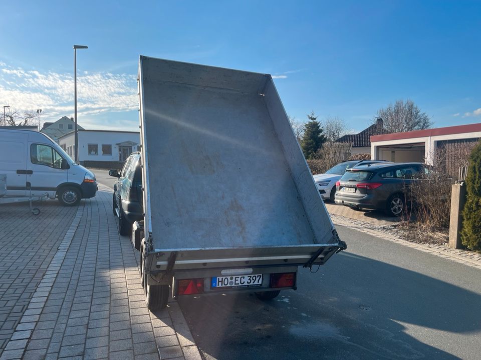 Kipperanhänger 2500 Kg zu vermieten Verleih in Konradsreuth