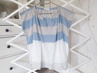 Closed Bluse 40 L Tunika Shirt blau weiß Boho Stil Oversize Nordrhein-Westfalen - Herford Vorschau