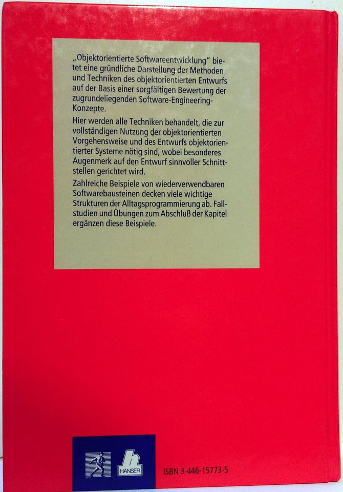 Objektorientierte Softwareentwicklung, Meyer, ISBN 3446157735 in Lauf a.d. Pegnitz
