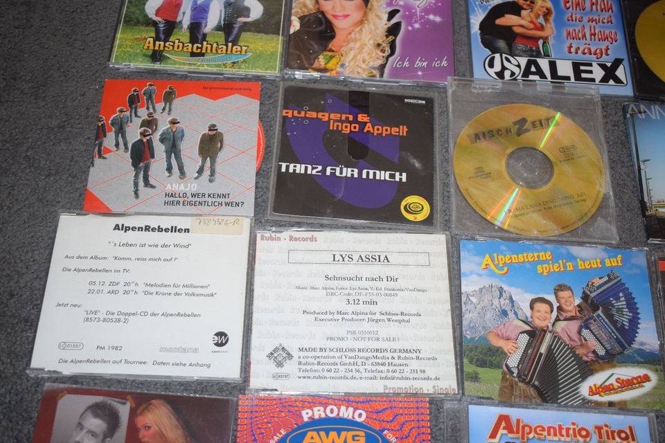 Maxi-CDs DEUTSCH, Buchstabe A, Schlager, Rock, Pop, Volksmusik in Thumby