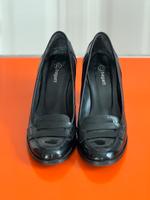 Schwarze Loafer-Pumps mit hohem Absatz Hamburg-Mitte - Hamburg Neustadt Vorschau