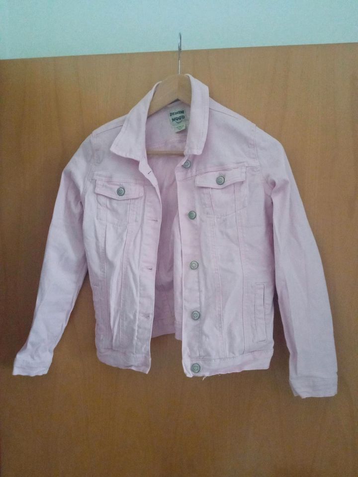Jeans Jacke 158 rosa in Werlte 