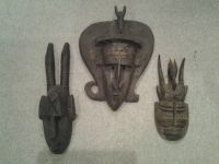 Afrikanische Masken aus Echtholz Bayern - Dettelbach Vorschau