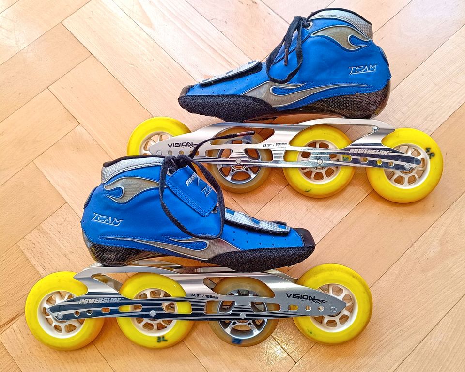 Inline Speed Skate POWERSLIDE R1 Team NEUE Schuhe, Gr. 41=265mm in Kornwestheim