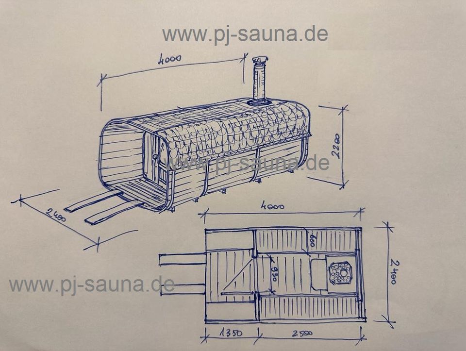 Barrierefreie Sauna - Gartensauna - rollstuhlgerechte Sauna in Magdeburg