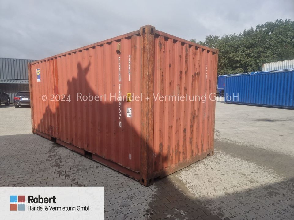 20 Fuß Lagercontainer, Seecontainer, Container, Baucontainer, Materialcontainer in Cloppenburg