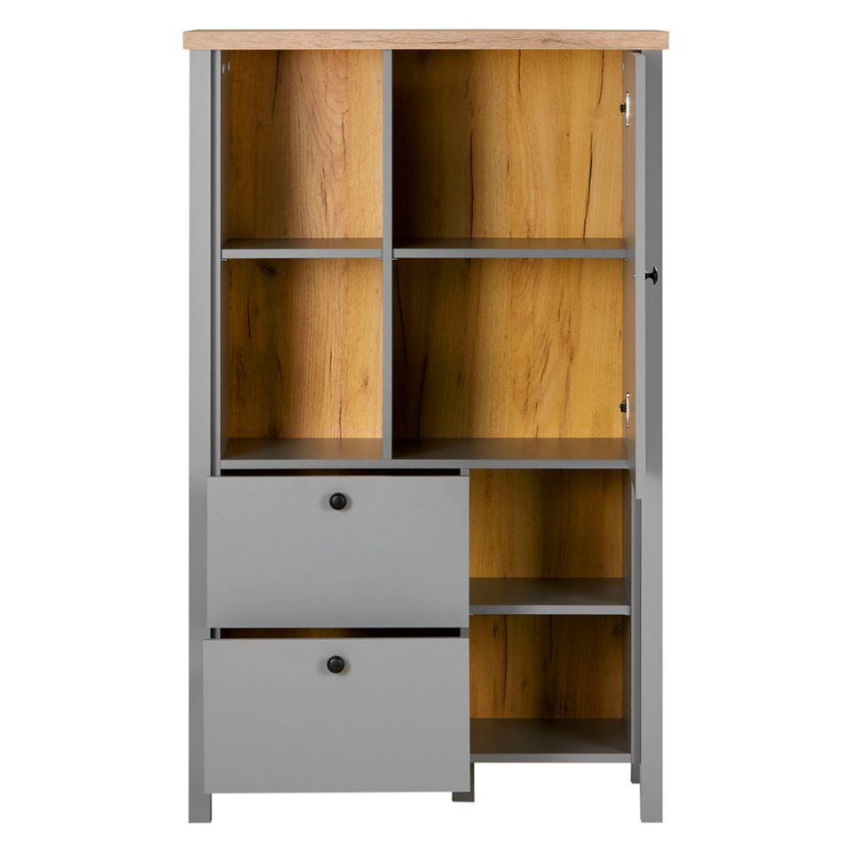 Kommode Sideboard Schrank Highboard Anrichte Holz Grau NEU 204-Au in Augsburg