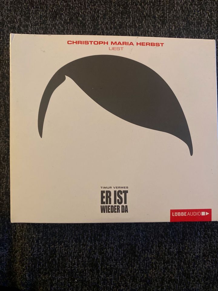 Hörbuch CD „Er ist wieder da“ Christoph Maria Herbst in Düsseldorf