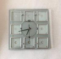 Uhr Wanduhr Foto Bilder Rahmen aus Glas 30 cm x 30 cm Bayern - Königsbrunn Vorschau