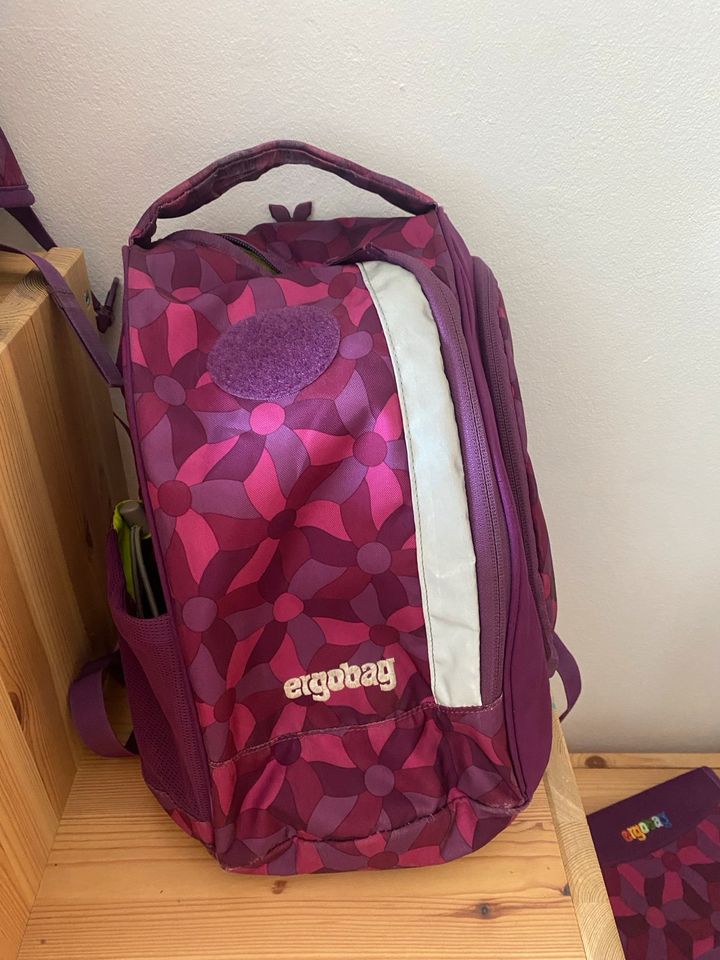 Ergobag Schulranzen &2 Mäppchen & kl. Rucksack+ Pferdekletties❤️ in Hallstadt