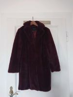 New Look Fake fur Mantel Fellmantel Bordeaux Rot Gr. XS Wuppertal - Elberfeld Vorschau