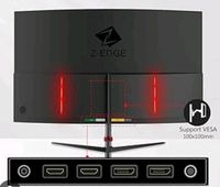 Z-EDGE Gaming Monitor , 27“ Curved LED Monitor . 1MS , 240Hz/ Neu / Rechnung Hannover - Linden-Limmer Vorschau