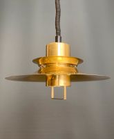 Lampe Messing Vitrika dänisch Design wie Poulsen Lyfa Retro 70s Düsseldorf - Stadtmitte Vorschau