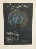 Seltenes Ausstellungsplakat, Rudi Baerwind, 1978, Medit. + Mystik Hessen - Fürth Vorschau