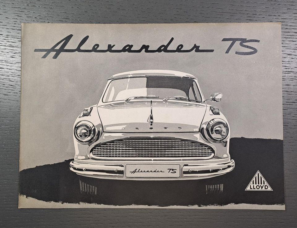 Lloyd Alexander TS Prospekt 1958 in Alfeld (Leine)