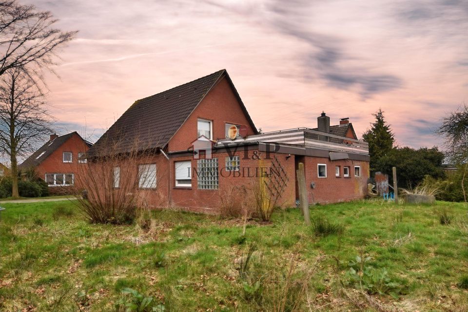 Einfamilienhaus auf großem Grundstück in Sackgassenlage in Wiesmoor