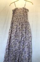 Kleid, creme-farben mit Blumen - Gr. 38 - H&M - schöne Raffung Bayern - Rödental Vorschau