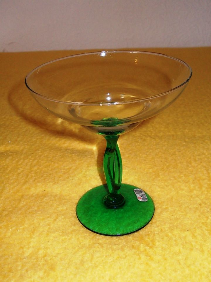 Glasschale bonApart mit grünem Fuß ca 14cm in Rodalben